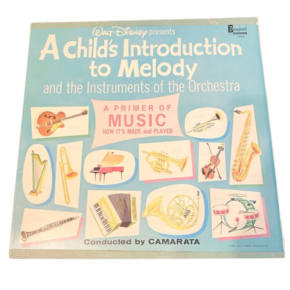 1964 Walt Disney Record Introduction Melody Instrumental Orchestra USA Vintage - Picture 2 of 7